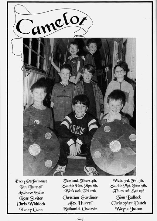 Page 20 Camelot programme Page 20